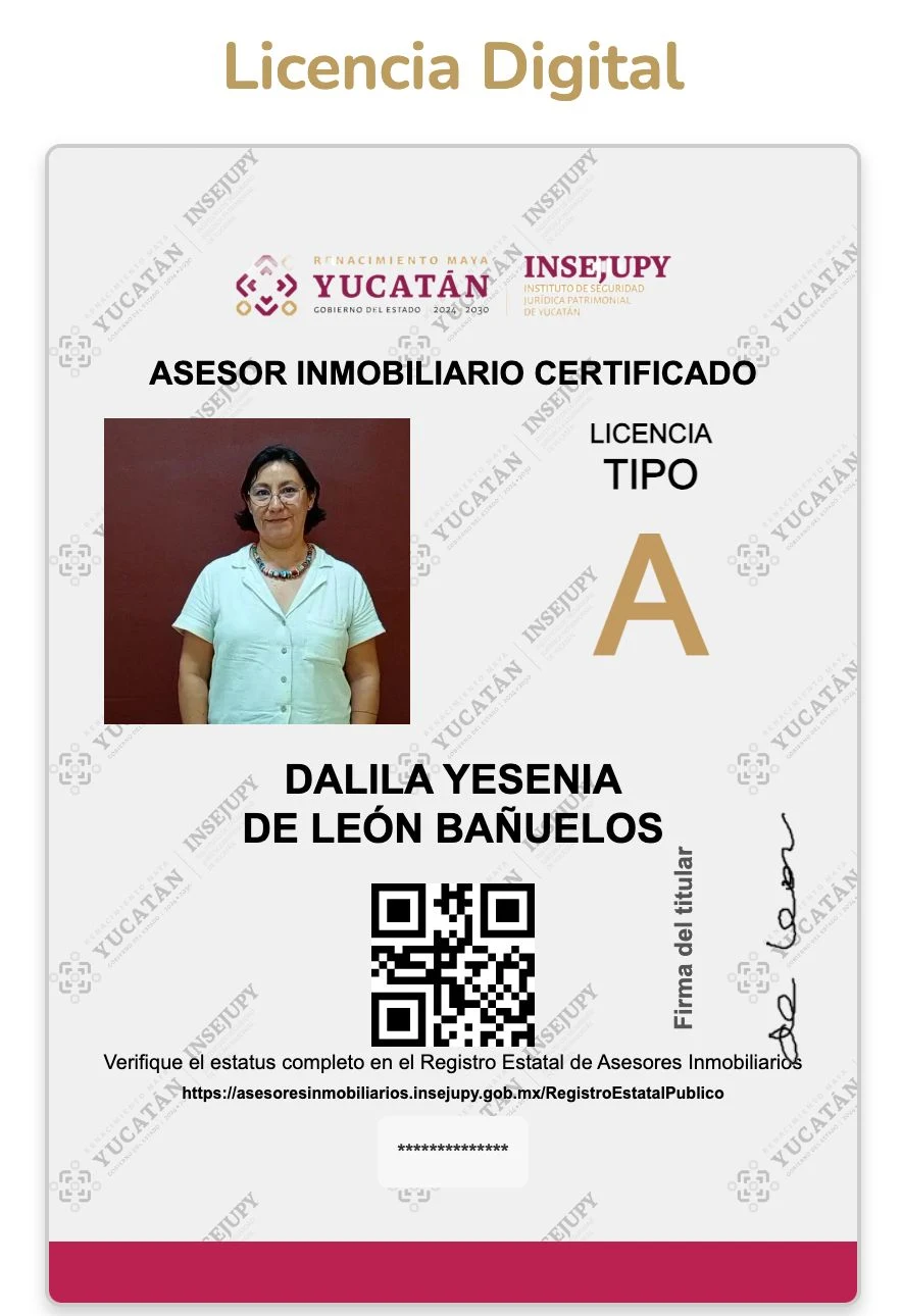 Licencia Digital INSEJUPY Tipo A — Dalila Yesenia de León Bañuelos, REAI-INSEJUPY-A-00030