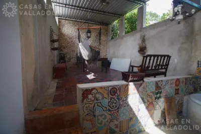 patio privado — House in México, Yucatán, Valladolid, San Juan, photo 1