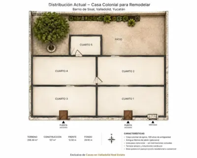 House in México, Yucatán, Valladolid, Sisal, photo 31