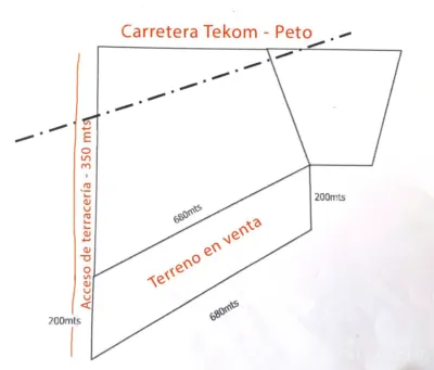 Land in México, Yucatán, Tekom, Pueblo Tekom, photo 6