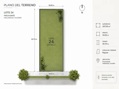 Terreno en México, Yucatán, Valladolid, foto 1